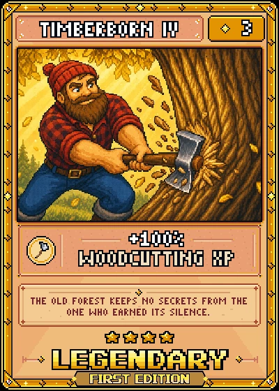 Timberborn IV, a Legendary card